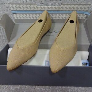 Rothy's The Merino Collection Camel Pointed Flat Shoes Women's Multiple Sizes